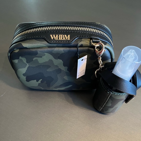 White House Black Market Camo Beauty Bag and Spray Bottle - Picture 3 of 4